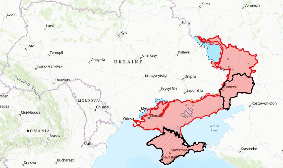 Objavljena interaktivna karta: Evo koliko teritorija je Ukrajina oslobodila