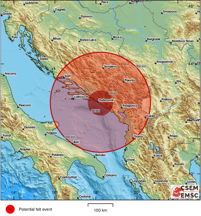 Potres kod Mostara, osjetio se i u našoj županiji