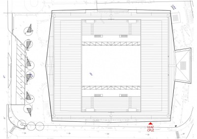 Radovi na preuređenju bivšeg Hotela Stadion za Centar usluga