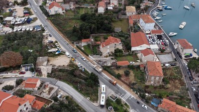 Radovi na sanaciji nogostupa u Mokošici
