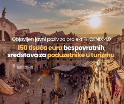 Bespovratna sredstva za poduzetnike u turizmu kroz projekt PHOENIX 4.0