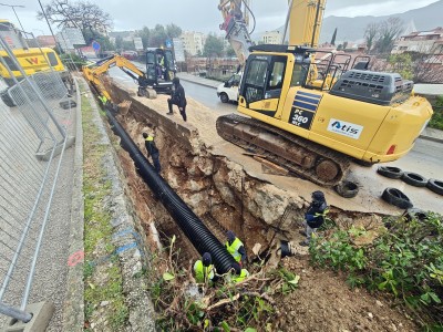 Napreduju radovi na oborinskoj odvodnji u Lapadu