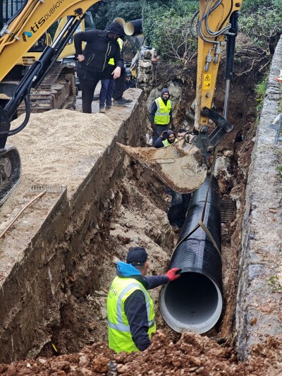 Napreduju radovi na oborinskoj odvodnji u Lapadu