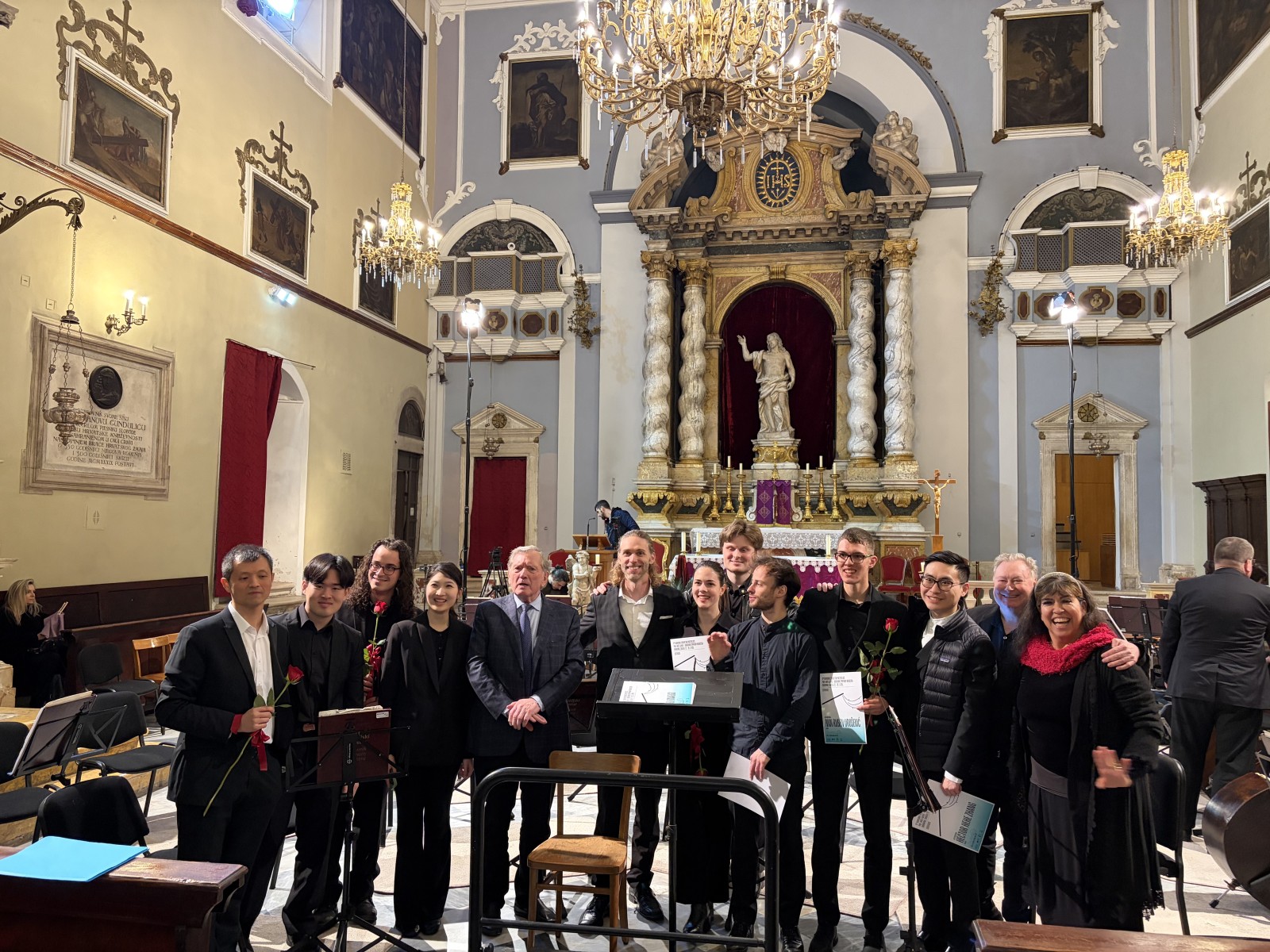 Završnim koncertom u Male braće okrunjen 11. seminar dirigiranja “Lovro pl. Matačić” (FOTO)