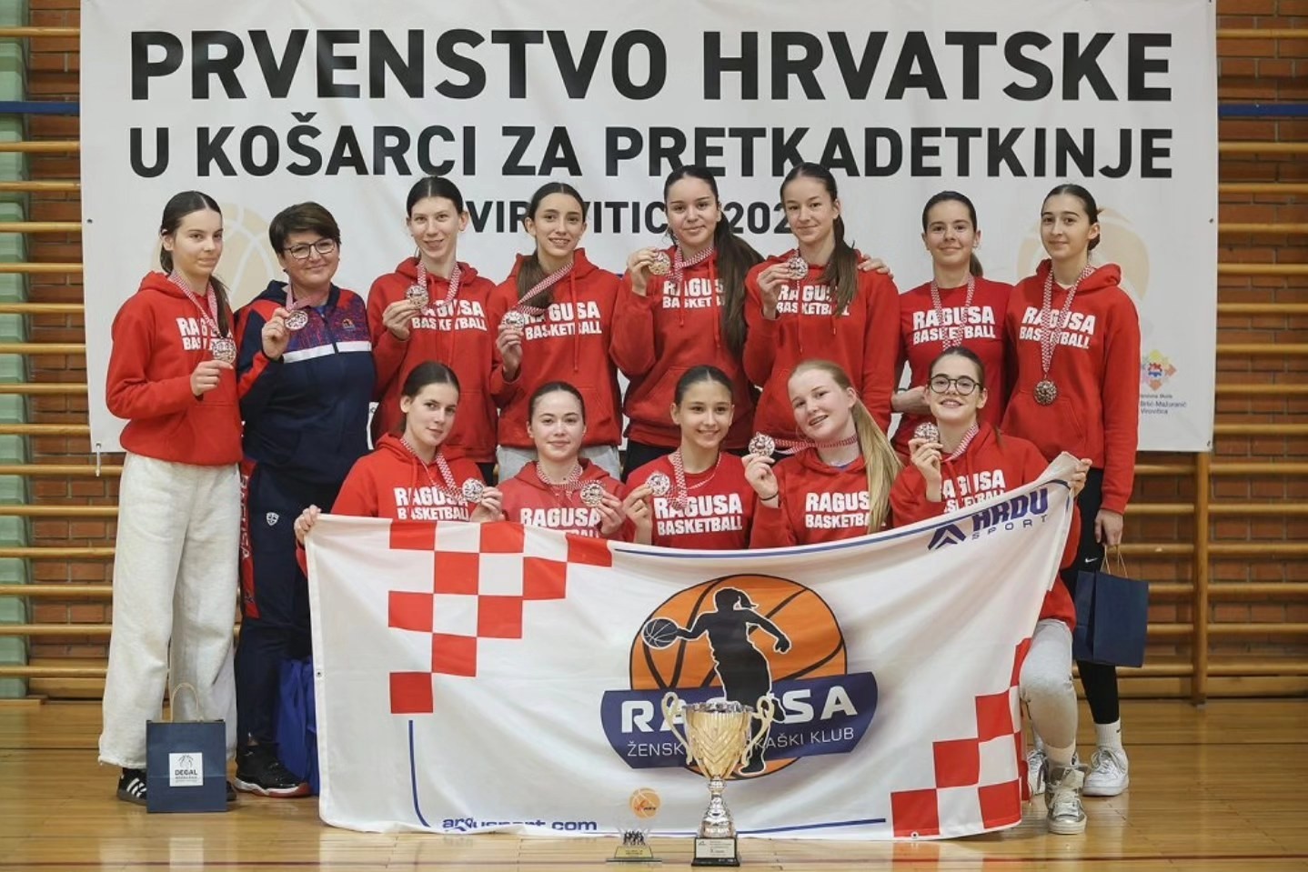 Gradonačelnik Franković čestitao košarkašicama Raguse na osvojenoj brončanoj medalji