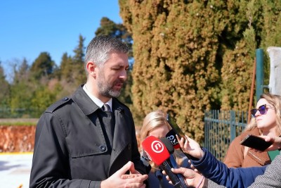 Gradonačelnik Franković posjetio gradilište sportske dvorane u Orašcu