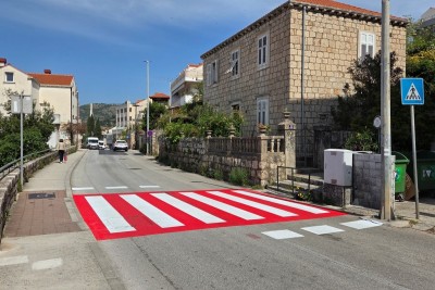 Obnovljeni pješački prijelazi u Ulici Andrije Hebranga