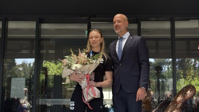 Iva Oberan dočekana povodom osvajanja brončane medalje