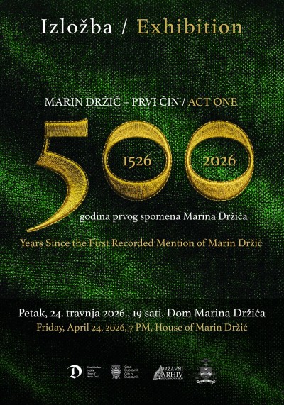 Otvorenje izložbe o Marinu Držiću povodom 500 godina prvog spomena