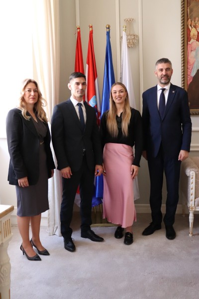 Gradonačelnik Franković čestitao Ivi Oberan na brončanoj medalji