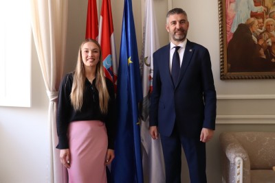 Gradonačelnik Franković čestitao Ivi Oberan na brončanoj medalji