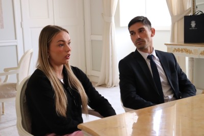 Gradonačelnik Franković čestitao Ivi Oberan na brončanoj medalji