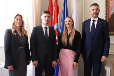 Gradonačelnik Franković čestitao Ivi Oberan na brončanoj medalji