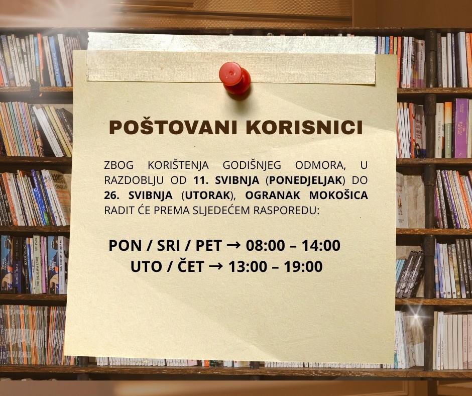 OBAVIJEST O RADU