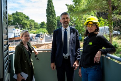Gradonačelnik Franković obišao završnu fazu izgradnje Centra za starije
