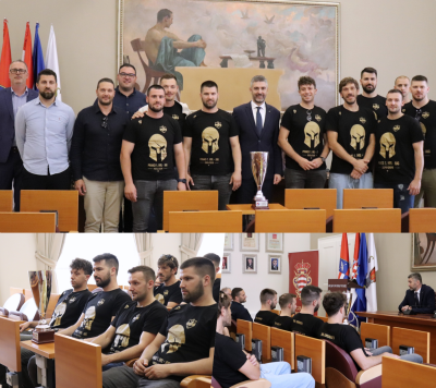 Rukometaši RK Ardiaei primljeni kod gradonačelnika Frankovića