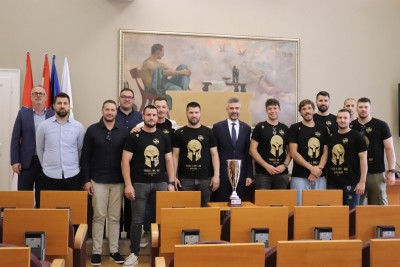 Rukometaši RK Ardiaei primljeni kod gradonačelnika Frankovića