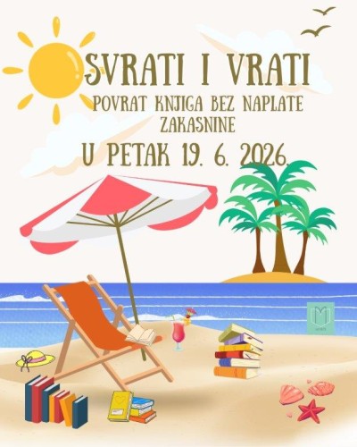 POVRAT KNJIGA BEZ NAPLATE ZAKASNINE