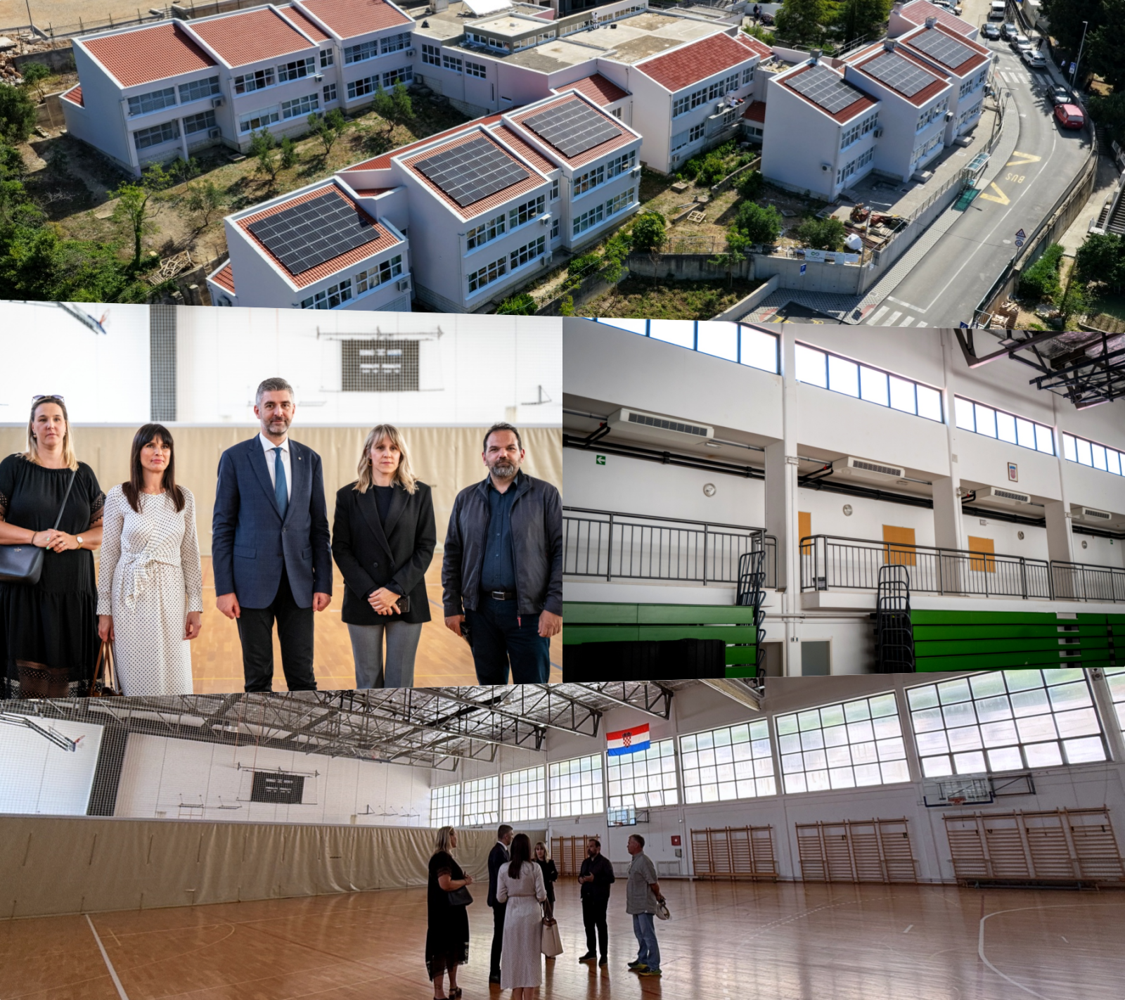 Gradonačelnik Franković obišao završene radove na energetskoj obnovi OŠ Mokošica