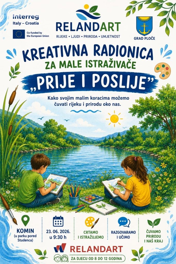 Kreativna radionica za djecu u Kominu