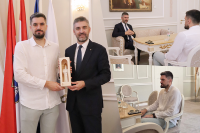 Gradonačelnik Franković čestitao najboljem igraču SuperSport Premijer lige