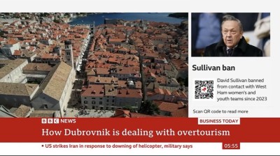 Gradonačelnik Franković na BBC-u predstavio Dubrovnik kao primjer održivog turizma