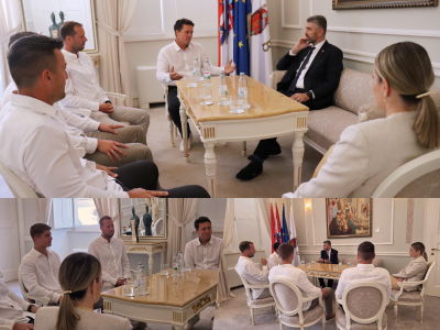 Teniski klub Ragusa primljen kod gradonačelnika Frankovića zbog povijesnog uspjeha