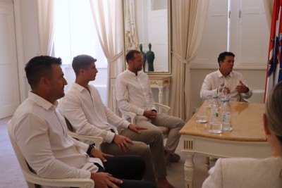 Teniski klub Ragusa primljen kod gradonačelnika Frankovića zbog povijesnog uspjeha