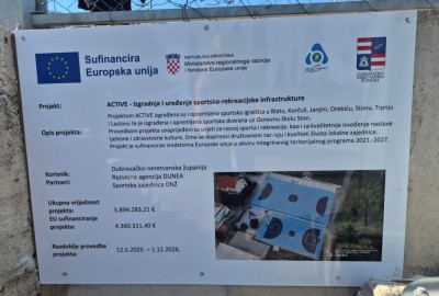 Završeno uređenje sportskih terena u Korčuli i Orebiću