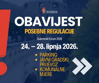 Privremene mjere tijekom Dubrovnik Foruma 2026