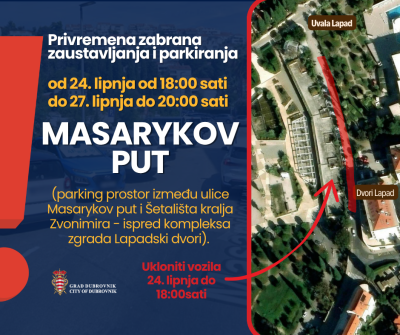 Privremene mjere tijekom Dubrovnik Foruma 2026