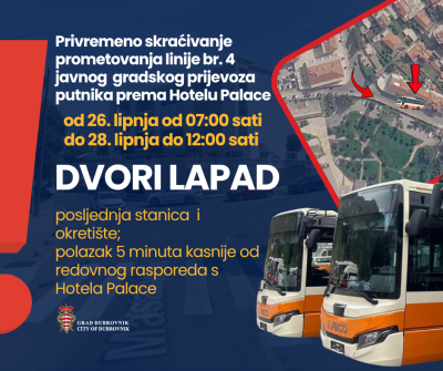 Privremene mjere tijekom Dubrovnik Foruma 2026