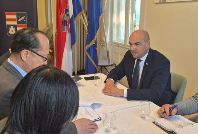Župan Pezo ugostio veleposlanika Kine u Hrvatskoj