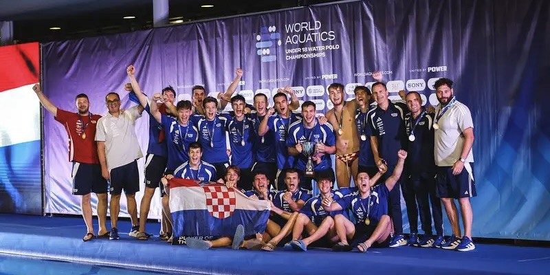 Hrvatska U18 vaterpolska reprezentacija osvojila zlato!