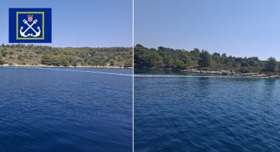 Požar i potonuće brodice kod Premanture, uklonjena olupina kod Hvara