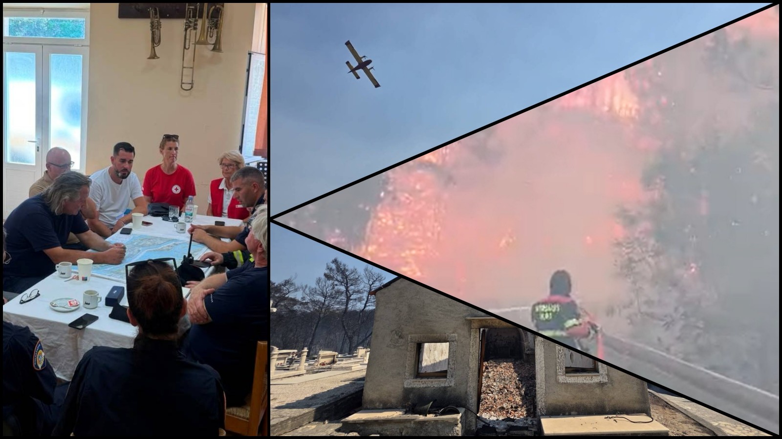 Zračne snage suzbijaju požar na Pelješcu