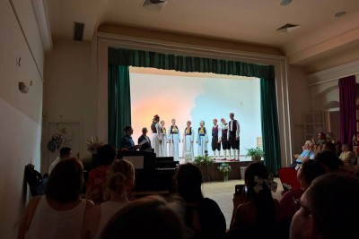 Prvi koncert Dječje klape Škatulica u Cavtatu