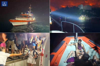 Spašeni brojni ljudi s djecom iz mora u Makarskom primorju