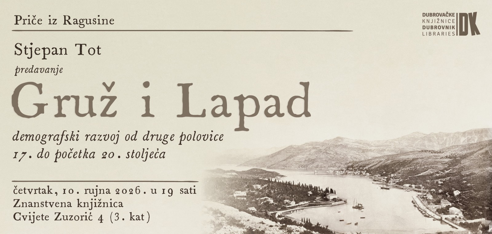 Stjepan Tot o demografskom razvoju Gruža i Lapada