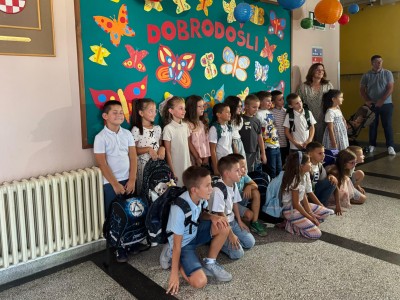 Župan posjetio osnovnu školu na početku nastave