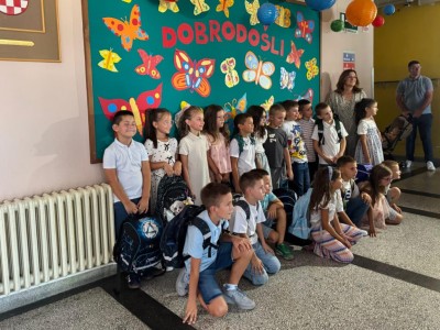 Župan posjetio osnovnu školu na početku nastave