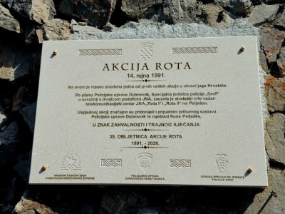 Župan Pezo na proslavi 35. obljetnice akcije Rota