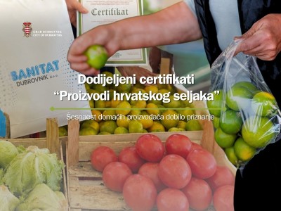 Šesnaest domaćih proizvođača dobilo certifikat za kvalitetu