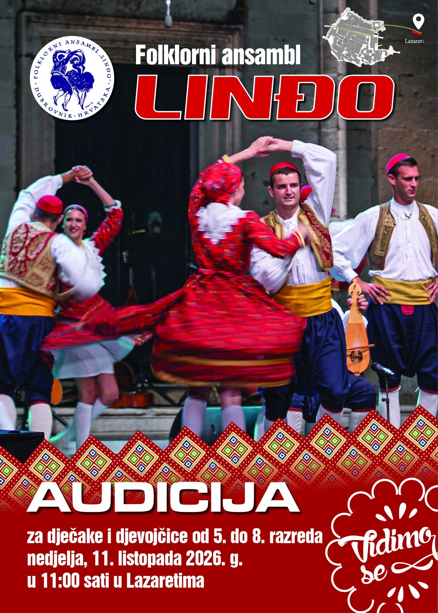 Folklorni ansambl Linđo poziva na audiciju