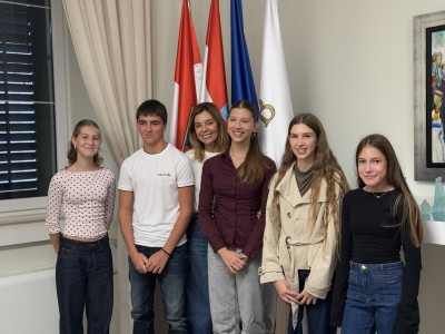 Dječji gradski vijećnici na prijemu u gradskoj upravi povodom Dječjeg tjedna 2026.