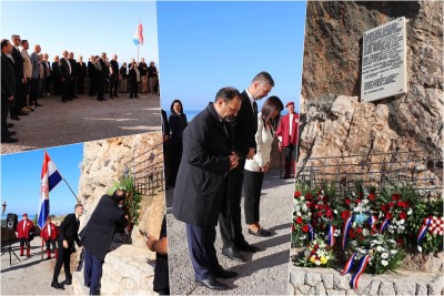 Položeni vijenci za konavoske domobrane na Orsuli
