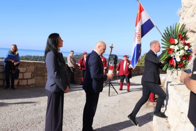 Položeni vijenci za konavoske domobrane na Orsuli