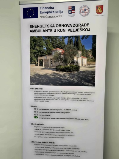 Obilježen završetak energetske obnove ambulante u Kuni Pelješkoj