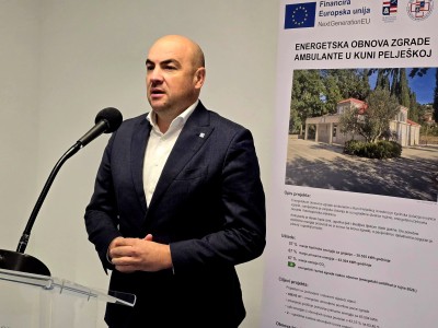 Obilježen završetak energetske obnove ambulante u Kuni Pelješkoj