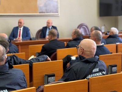 Prijem povodom 35. obljetnice osnutka Hrvatske ratne mornarice